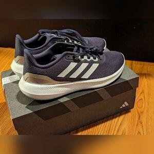 adidas Navy and White Athletic Shoes